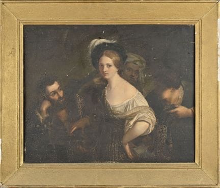 Nach Xavier SIGALON (1787–1837)
Die Kurtisane
Öl a
