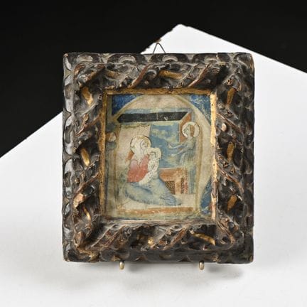 Italien um 1300
Geburt Johannes des Täufers Miniat