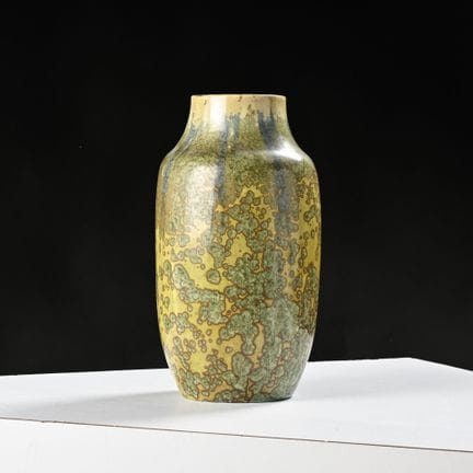 PIERREFONDS MANUFACTORY

Oblong stoneware vase wit