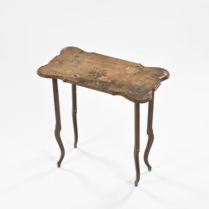 Émile GALLÉ (1846–1904) 

Tea table with four curv