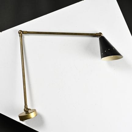 LUCI ITALIA

Applique en laiton doré à deux bras a