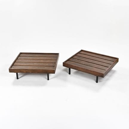 TRAVAIL 1960

Paire de grandes tables basses à pié
