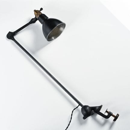 BERNARD ALBIN GRAS (1886–1943)
Model 201 vise lamp