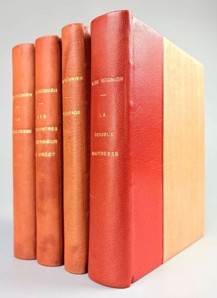 REGNIER (Henri de). A 4-volume set in-8 illustrate