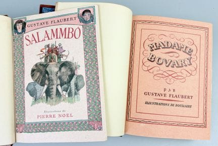 FLAUBERT (Gustave). A two-volume set in-8 bound by
