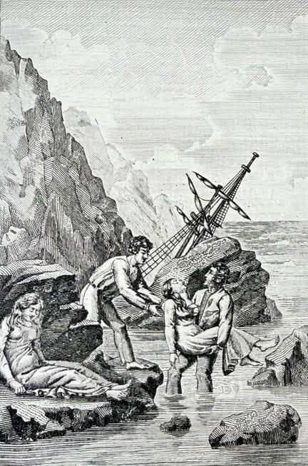 DESPERTHES (J. L.). Historia de los náufragos, o r