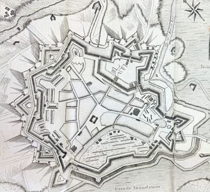 LE BLOND (Guillaume). Elementos de fortificación, 