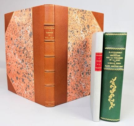 JOUHANDEAU (Marcel). Set of 3 volumes in 12mo or 4