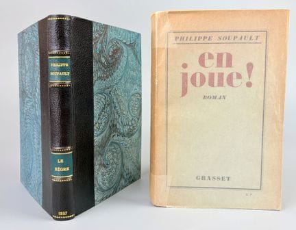 SOUPAULT (Philippe). A 2-volume set, small 8vo, fi