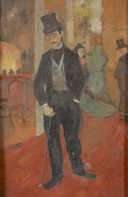 Ispirato a Henri de TOULOUSE-LAUTREC.
Ritratto del