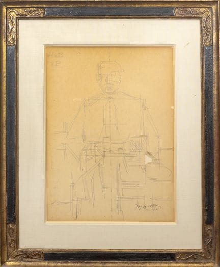 Jacques VILLON (1875-1963).
Studio per il ritratto