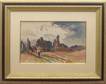 Marcel ARNAUD (1877-1956).
Paysage.
Aquarelle, sig