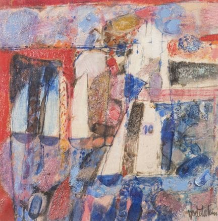 Joël DABIN (1933-2003).
La Trinité-sur-Mer, voiles