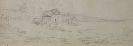 Scuola francese della fine del XIX secolo.
Paesagg