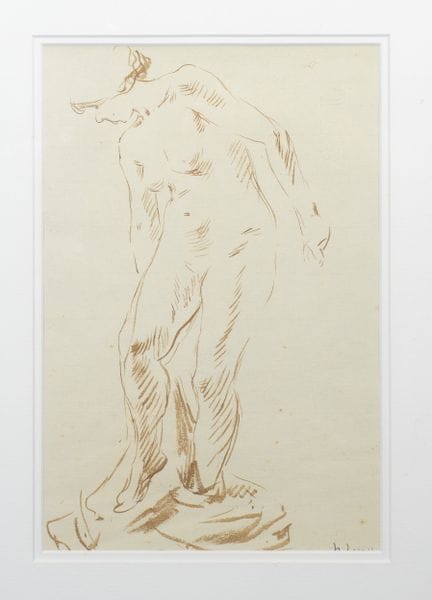 Henri LEROLLE (1848-1929).
Studio. Nudo femminile 