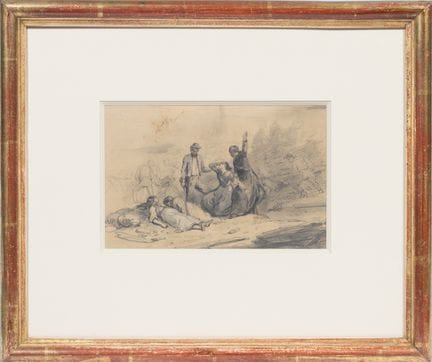 École de la fin du XIXe siècle.
Scène d’émeute.
De