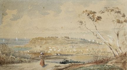 Fritz KAULFUSS (XXe siècle).
Paysage orientale.
En
