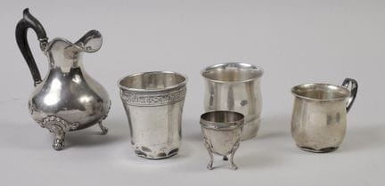 Lote de plata de 950°/°° y 925°/°° compuesto por: 