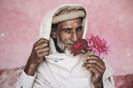 Oriane ZERAH. 
Rose d’Afghanistan. 
Tirage photogr