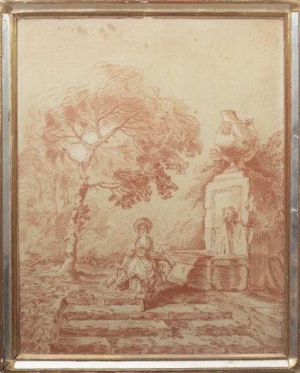 Tratto da Hubert ROBERT (1733-1808).
Lavandaia all