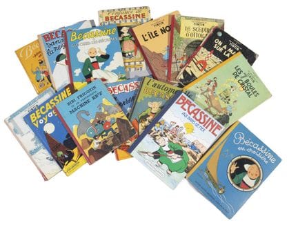 Ensemble divers de Bandes Dessinées.
Bécassine don
