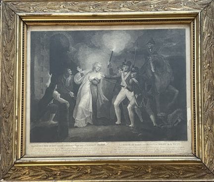 Escuela inglesa de finales del siglo XVIII.
La rei