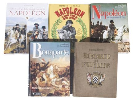 Ensemble de 5 livres consacrés à l’Histoire Napolé
