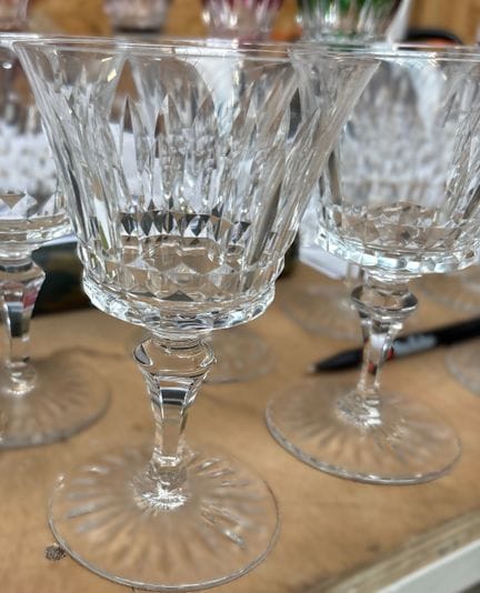 Baccarat. Modelo Juvisy.
Juego de copas de cristal