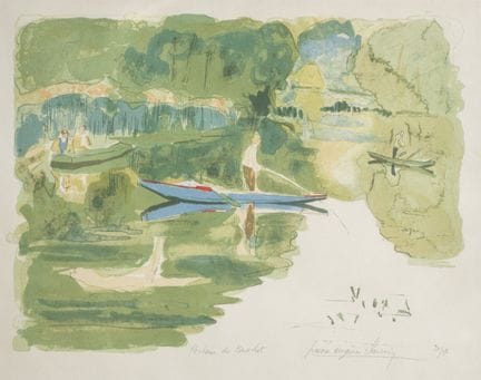 Pierre Eugène CLAIRIN (1897-1980).
Il pescatore di