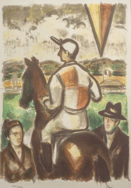 École Moderne. (XXe siècle).
Le Jockey et champs d