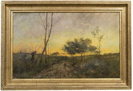 École Française de la fin du XIXe siècle.
Paysage 