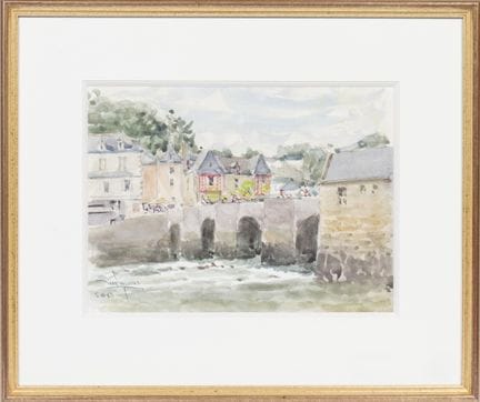 Jean LEYSSENNE (1921-2009).
Saint Goustan, le vieu