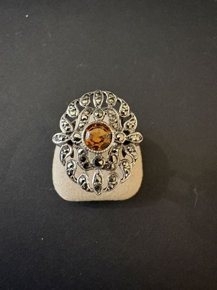 Antiker Ring aus 800er Silber (Wildschwein), Marka