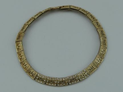 VERSACE Gianni (al estilo de). Collar de alta cost