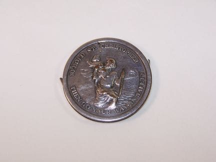 HICOCK USA Nagelset in einer Medaille des Heiligen