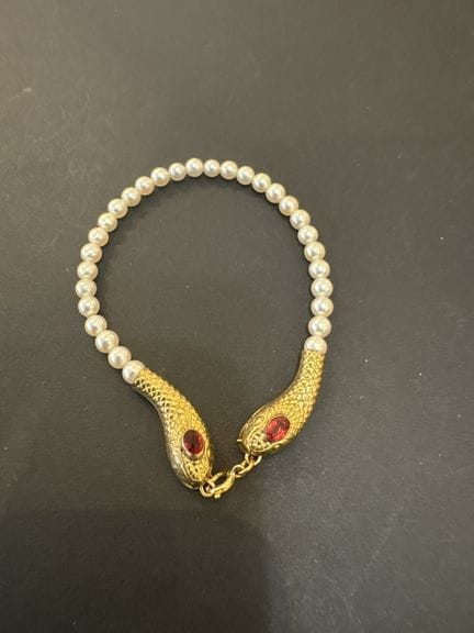 Vintage-Schlangenarmband im viktorianischen Stil, 