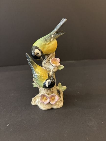 GOEBEL (Alemania). Par de carboneros de porcelana 