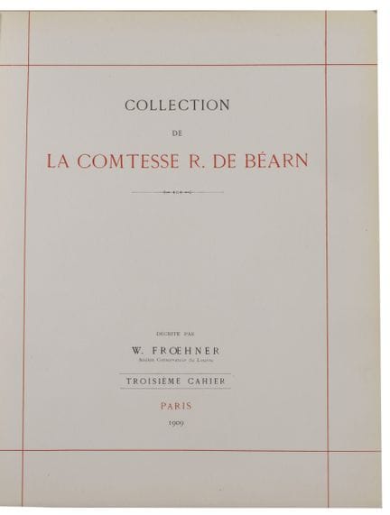 Collection of Countess René de Béarn / Martine de 