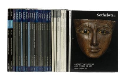 Sotheby’s. Important collection of auction catalog