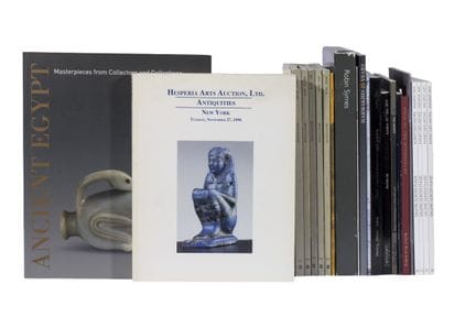 Collection of exhibition catalogs from internation