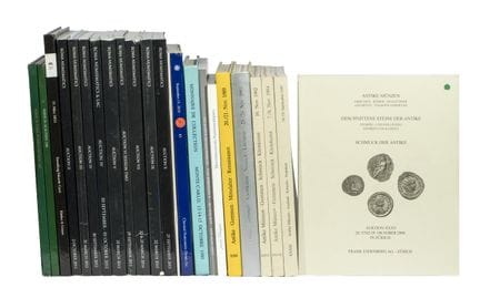 NUMISMATICS. Collection of auction catalogs.
Kunke