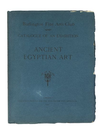 Burlington Fine Arts Club. Catalog of an Exhibitio