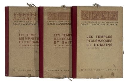 Gustave JEQUIER. Ptolemaic and Roman Temples. Arch