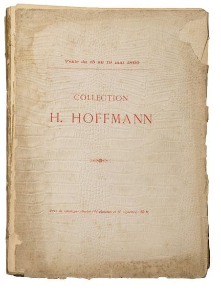 Catalog of the Henri Hoffmann Collection. Auction 