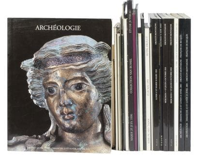 Set of auction catalogs. 
Ader Picard Tajan. Roger