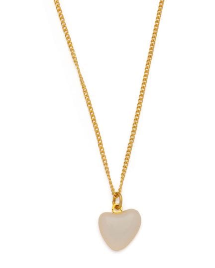 SCHIAPARELLI
Pendentif coeur et chaîne en métal