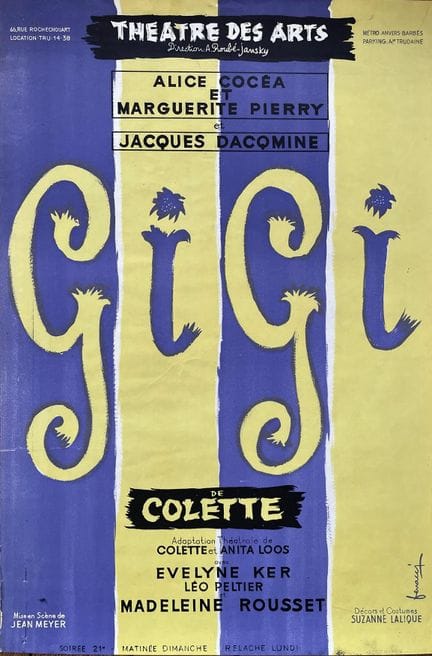 GIGI
Adattamento teatrale di Colette e Anita Loos…