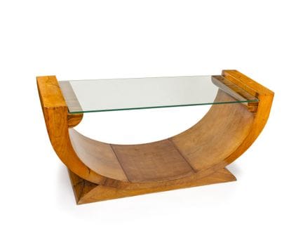 CONSOLA MODERNISTA DE MADERA Y CRISTAL
Consola de 