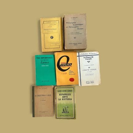 CONJUNTO DE 10 OBRAS. LIBROS ESCOLARES, LITERATURA