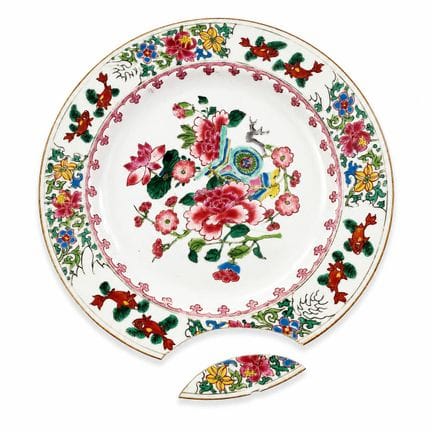 PLATO DE PORCELANA
Compañía de las Indias, China, 